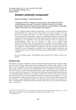 Divalent carbon(0) compounds