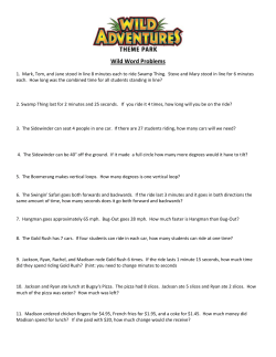 Crazy About Math - Wild Adventures