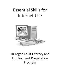 Essential Skills For Internet Use