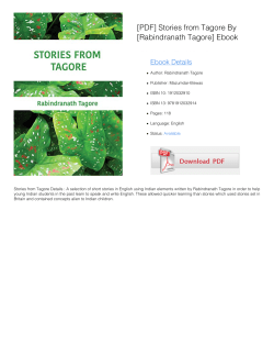 Stories from Tagore [Rabindranath