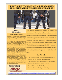 HUNT Course Flyer