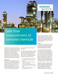 Safe flow measurement of corrosive chemicals