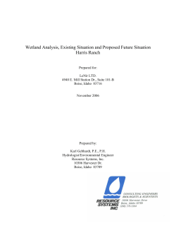 4.23 Wetland Analysis