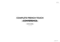 complete french touch conference