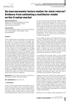Do macroeconomic factors matter for stock returns? Evidence from