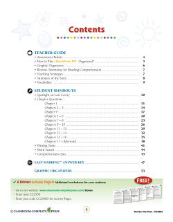 Contents - Classroom Complete Press