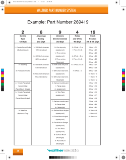 2 6 9 4 19 Example: Part Number 269419