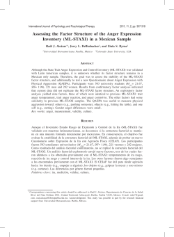 Assessing the Factor Structure of the Anger Expression Inventory