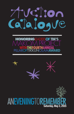 aneveningtoremember - Temple Beth Elohim