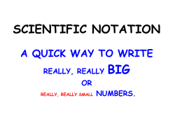 2.3 Scientific Notation Slides