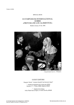 Geography and history of the frying process - Grasas y Aceites