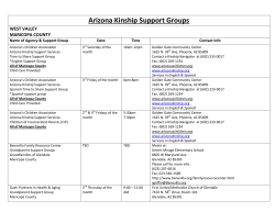 Arizona Kinship Support Groups