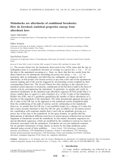 Mainshocks are aftershocks of conditional foreshocks: How do