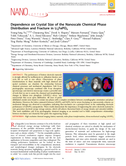 Dependence on Crystal Size of the Nanoscale Chemical Phase