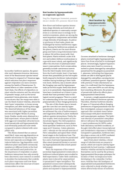 31 entomologische berichten