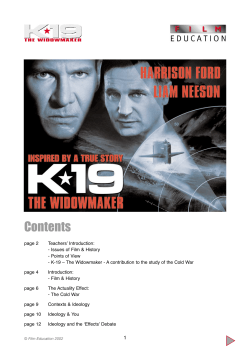 K-19 The Widowmaker study guide 2