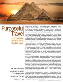 Purposeful Travel - Northwood Family Office