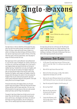 anglo saxons