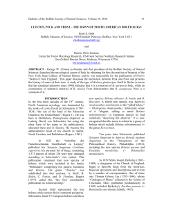 Clinton, Peck and Frost -- The dawn of North American boletology