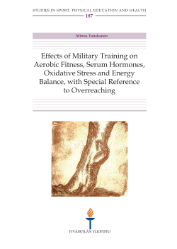 Effects of military training on aerobic fitness, serum hormones