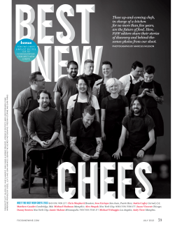 These up-and-coming chefs, in charge of a kitchen for no