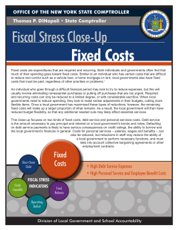 Fixed Costs - Office of the State Comptroller