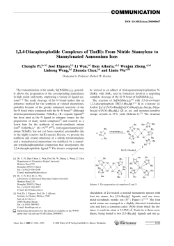 1,2,4-Diazaphospholide Complexes of Tin(II): From Nitride