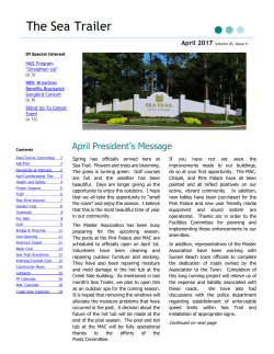 The Sea Trailer - Property Owners of Sea Trail