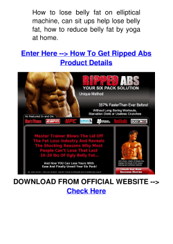 How to Get A Six Pack And Lose Belly Fat Fast