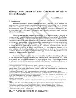 Directive Principles paper