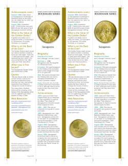 Sacagawea - Federal Reserve Bank of Richmond