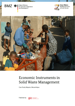 Economic Instruments in Solid Waste Management - Case