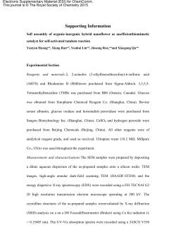 Supporting Information - Royal Society of Chemistry