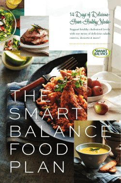 THE SMART BALANCE FOOD PLAN