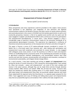 Empowerment of Farmers through ICT