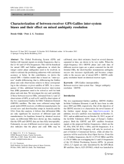Characterization of between-receiver GPS-Galileo inter