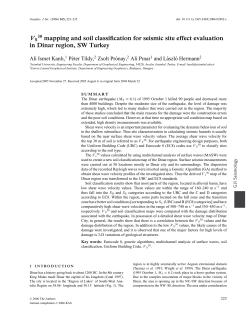 Kanlı, A. I., Tildy, P., Pr&acute;onay, Z., Pınar, A., and Hermann, L