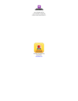 Severe Weather and Fire