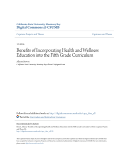 Benefits of Incorporating Health and Wellness Education into the