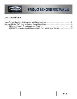 7.7 Inset / Outset Condition