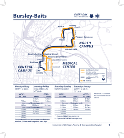 Bursley-Baits - Parking and Transportation Services