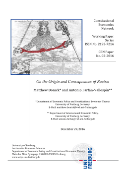 On the Origin and Consequences of Racism