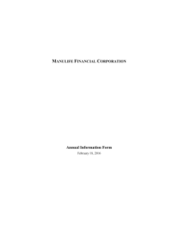 Annual Information Form 2015