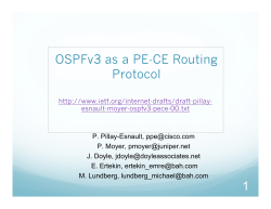 OSPFv3-PECE