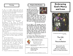 Embracing God`s Mercy and Love
