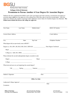 Permission to Pursue Another 4-Year Degree Or Associate Degree