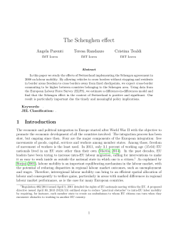 The Schengen effect on cross-border commuting to Switzerland