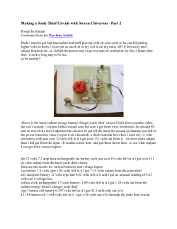 Making a Joule Thief Circuit with Steven Chiverton
