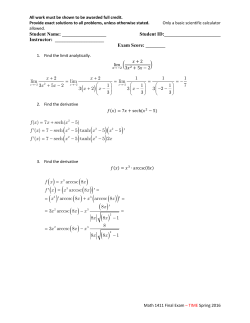 Instructor: Exam Score