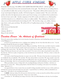 apple cider vinegar
